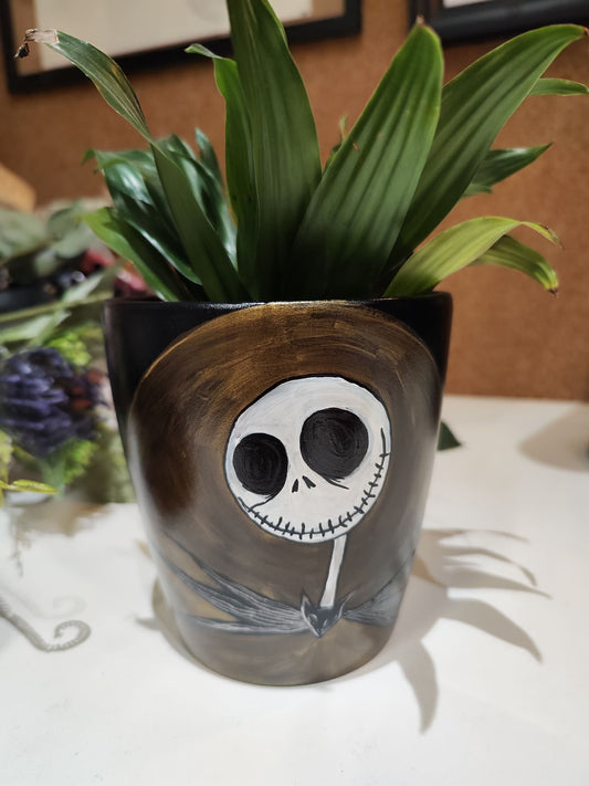 Pot de fleur illustré - Mr JACK