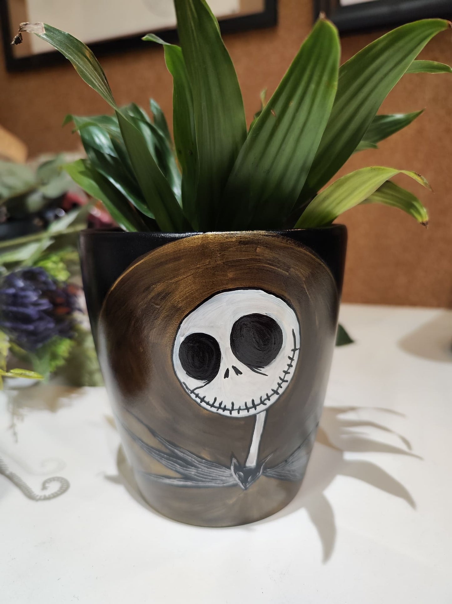 Pot de fleur illustré - Mr JACK